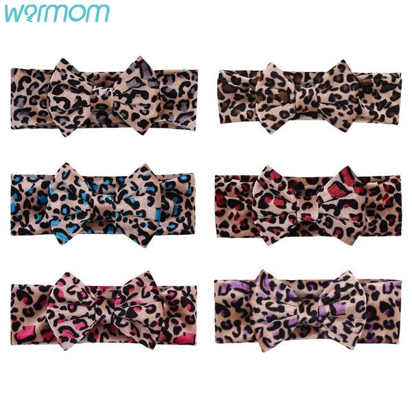 

hair accessories warmom 2pcs gold velvet leopard bow elastic baby headband born pography props kids girl band turban, Slivery;white