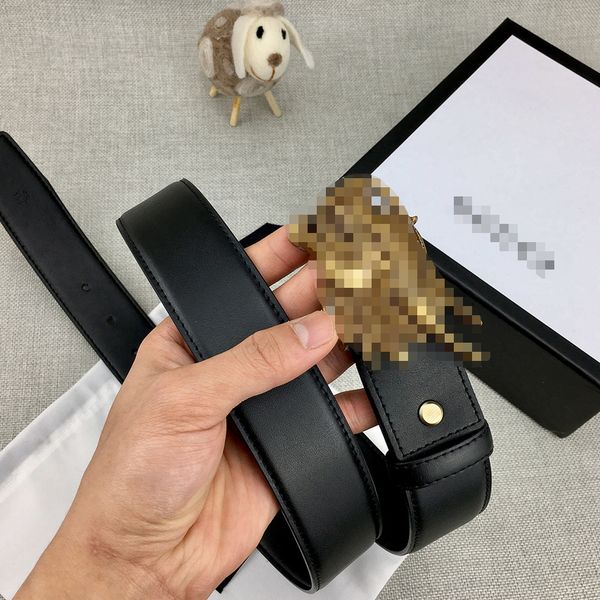 

2020 Hot Selling Casual Style Big Buckle Leather Belt Designer Belt Men And Women High Quality Faucet Luxury As A Gift With Box 2080112B