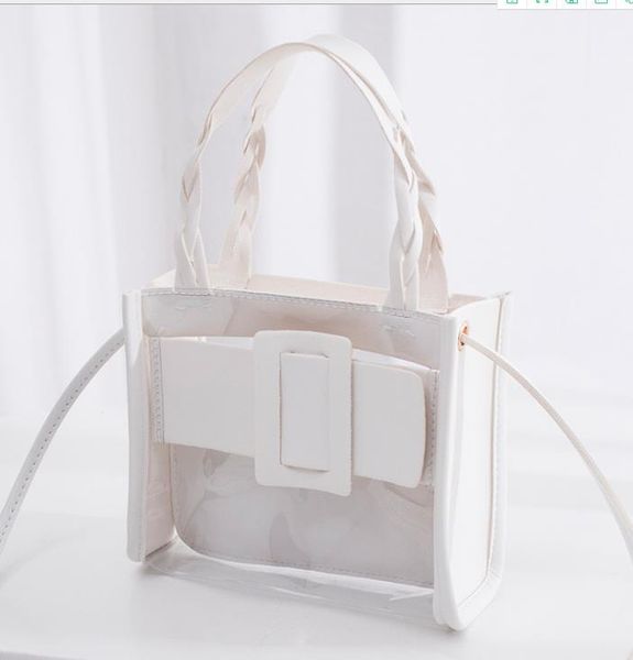 

fashion bag 2020 new transparent jelly picture mother bag shoulder diagonal mobile phone coin purse