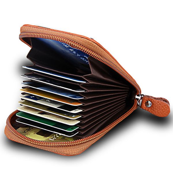 

wallets lily queen men women fashion short organ wallet leather zipper card holder document case license purse, Red;black