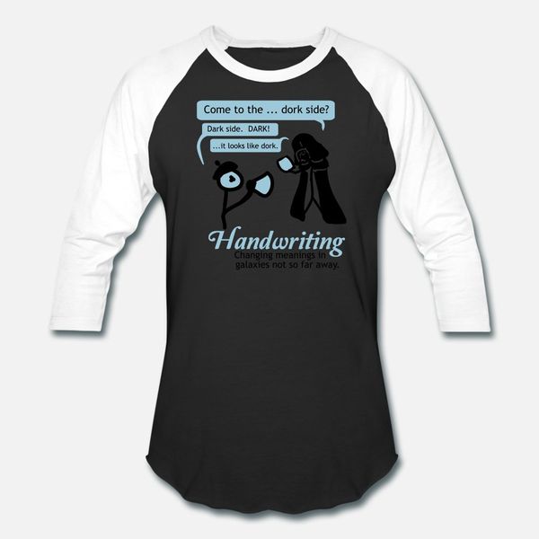 

the dork side t shirt men designer cotton round neck pattern famous new style spring autumn standard shirt