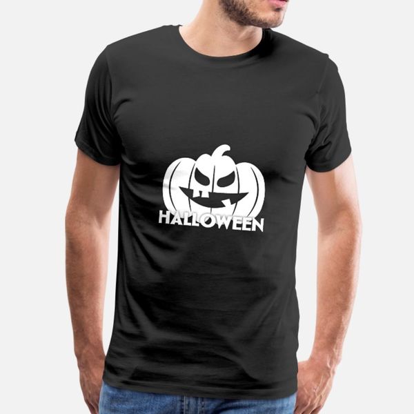 

creepy halloween pumpkin футболка мужчины дизайн 100% хлопок вокруг шеи письмо сумасшедшего юмор лето фотографии рубашки