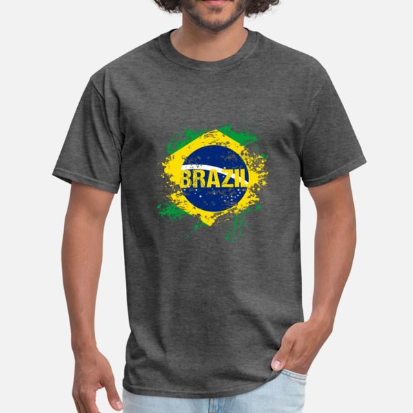 

brazil brazilian flag nationality rio samba t shirt men character cotton crew neck formal famous basic summer style natural shirt
