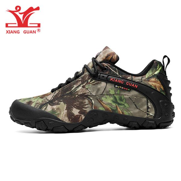 

xiang guan hiking shoes men bionic camouflage climbing mountain tactical boots man outdoor sports camping trekking hunting trail