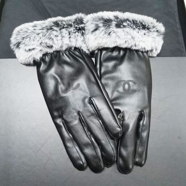 

2021 new winter plush leather gloves, women' touch screen gloves, high-quality men' motorcycle riding gloves, Blue;gray