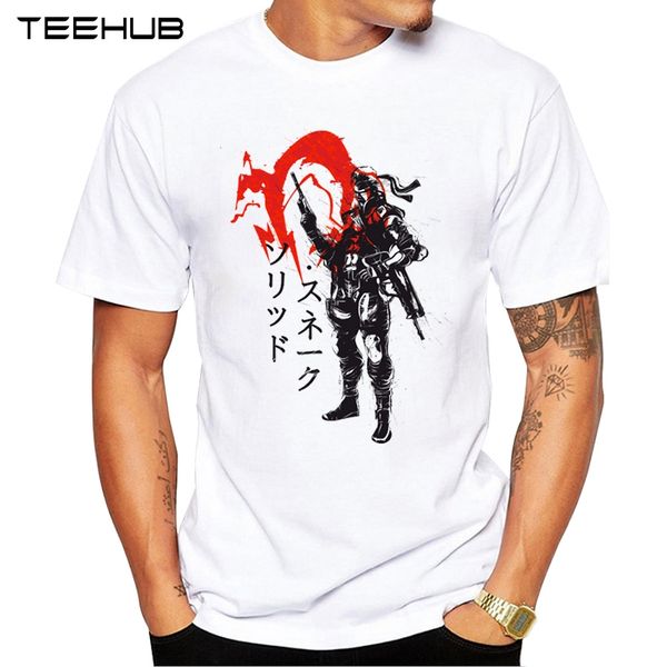 

2019 teehub men's fashion anime soldier printed short sleeve t-shirt hipster o-neck design cool desgin tee