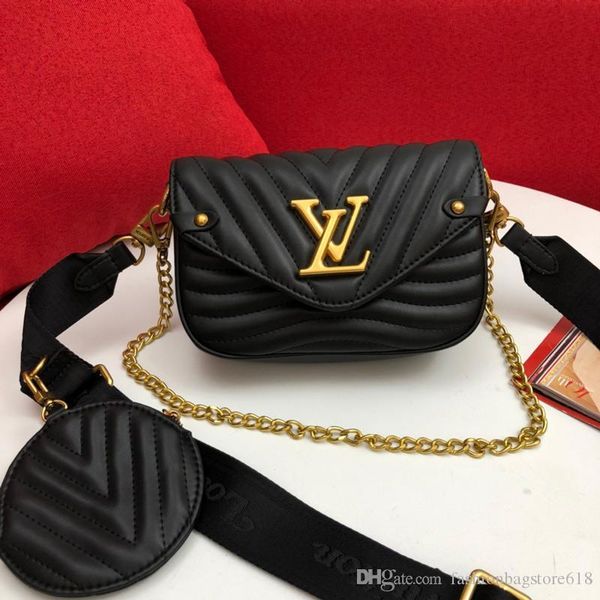 

2020 designer bag luxury shoulder bag luxury designer bag lady fashion pgraphy bags lady classic leather three piece