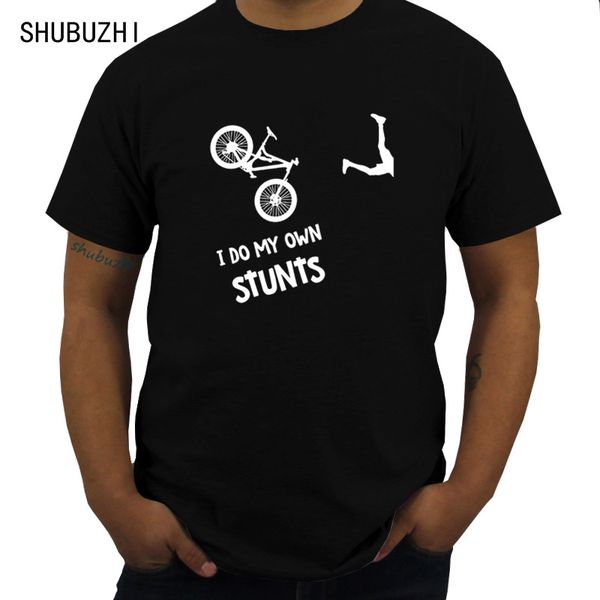 

new fashion men's short sleeve i do my own stunts mountain biker shirt - mtb t-shir new black tshirt men summer style
