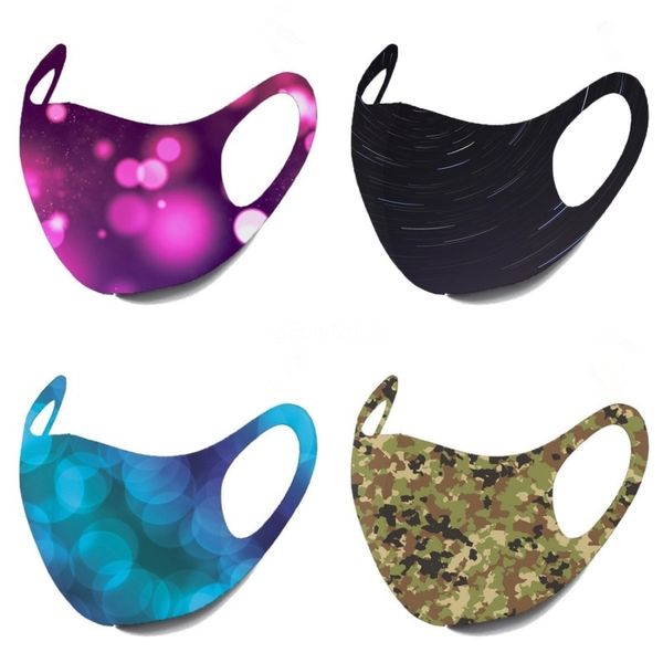 

1pc hiking scarves starry sky digital printing bandana outdoor insect-proof mask multi-purpose capless holiday magic turban#384#717