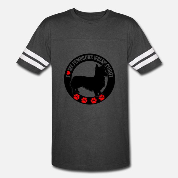 

i love my pembroke welsh corgi funny pembroke we t shirt men designs cotton s-xxxl novelty cute new fashion spring autumn vintage shirt
