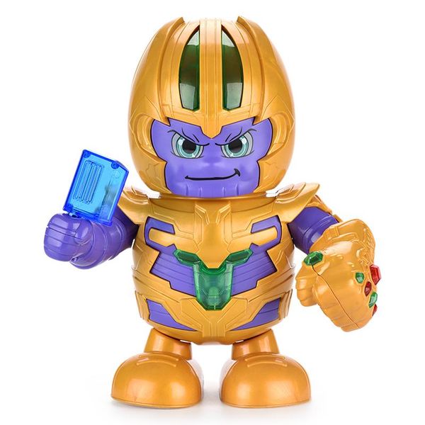 

dazzle dance spider man batman avengers action figure marvel action figures toy led light with dynamic music robot hero electric toy 07