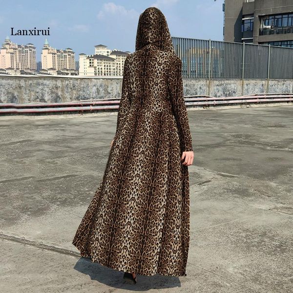 

women leopard print trench coat oversize vintage snake patent single breasted slim waist cardigan streetwear outerwear coats, Tan;black