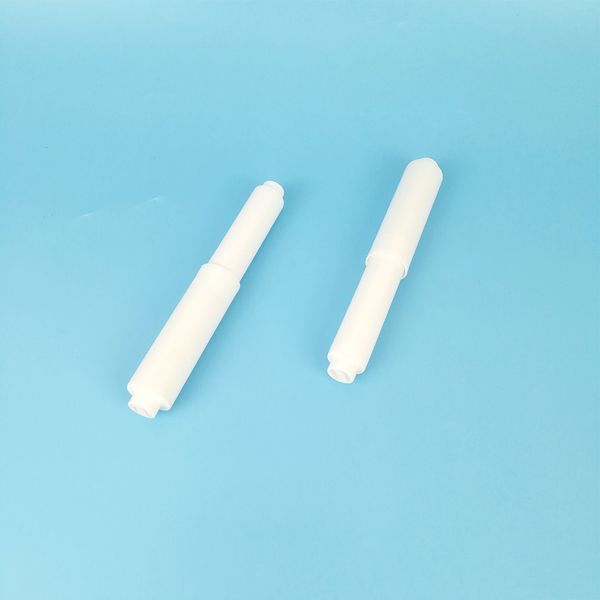 

3pcs replacement white paper roll holder telescopic rod spring home abs plastic