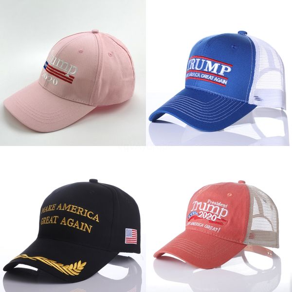 

baseball caps trump keep america great letter hats election embroidered ball cap outdoor travel beach hat washed cloth sun visor#819, Blue;gray