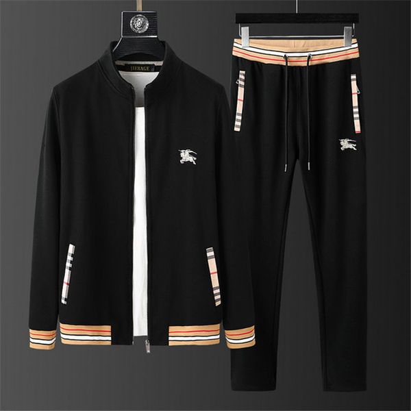 

20ss mens designer tracksuit sports suit bos printing men's casual cotton spring and autumn sweatshirt men's casual sportswear, Gray