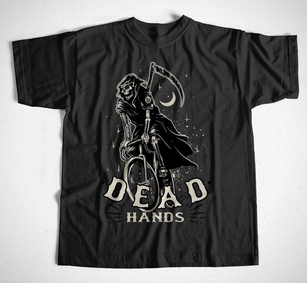 

2019 men's fashion t-shirt dead hands 2 s-xxl fahrrad death totenkopf tattoo rennrad triathlon summer style