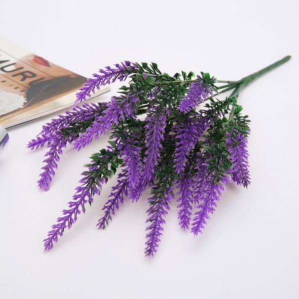 

artificial purple lavender plastic flowers home decoration artificial plant potted flower arrangement decorative grass