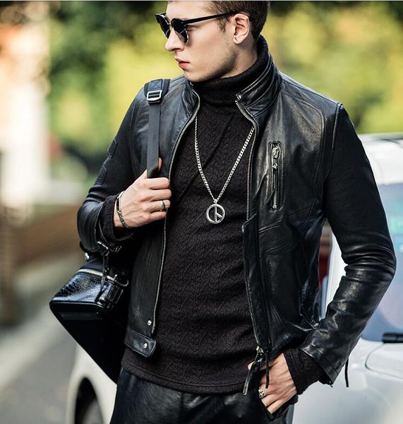 

2020 new fashion men jacket customized design a03, Black