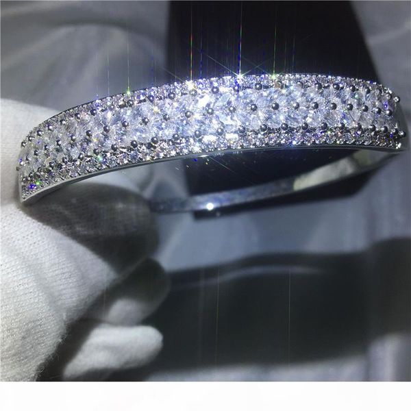 

листья дизайн браслет установка pave diamond s925 silver заполненный anniversary браслет для женщин свадьбы accessaries, Golden;silver