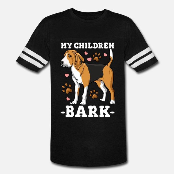 

мои дети bark смешного beagle dog владелец тенниски мужчины проектирование хлопка круглой шея шаблон fit дышащего лето стиль письмо рубашки