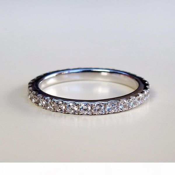 

brilliant cut full amount band ring match any style 0.55 real nscd lovely diamond engagement wedding ring love gift y1892705, Slivery;golden