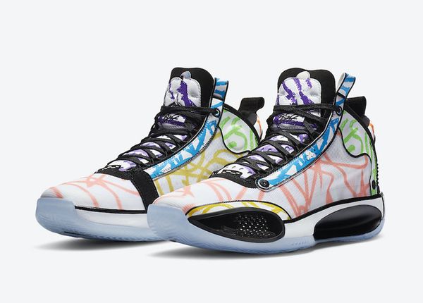 

kids aj34s zion williamson coloring book and all-star quilted leather shrouds basketball shoes jumpman 34 white black men women sports shoes