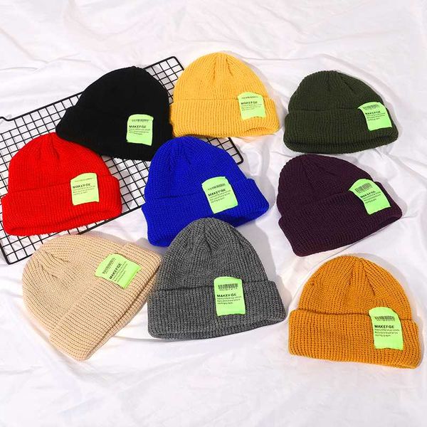 

knitted hat, Blue;gray