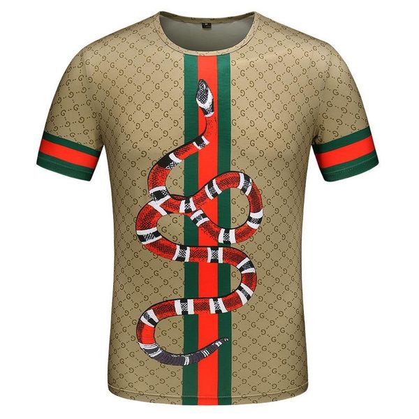 

mens designer t shirts fashion tiger printed mens casual summer students short sleeve tees g shirt for mens designer clothing, Black;brown