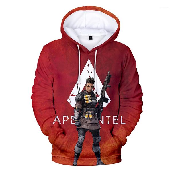 

teenager sweatshirts hooded 3d printed long sleeved pullovers apex legends deisnger mens hoodies spring, Black