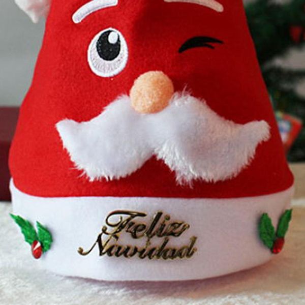 

christmas decorations 2pcs ornaments decoration hats cute cartoon santa children kids adults cap for party props