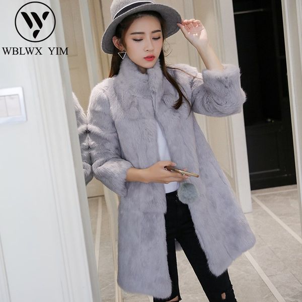 

fluffy fur coat women luxury furry fur jacket plus size overcoat elegant winter coat fashion stand collar plush outerwear, Black
