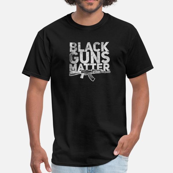 

black guns matter weapon ammo lover t shirt men famous 100% cotton s-xxxl basic solid famous new fashion spring slim