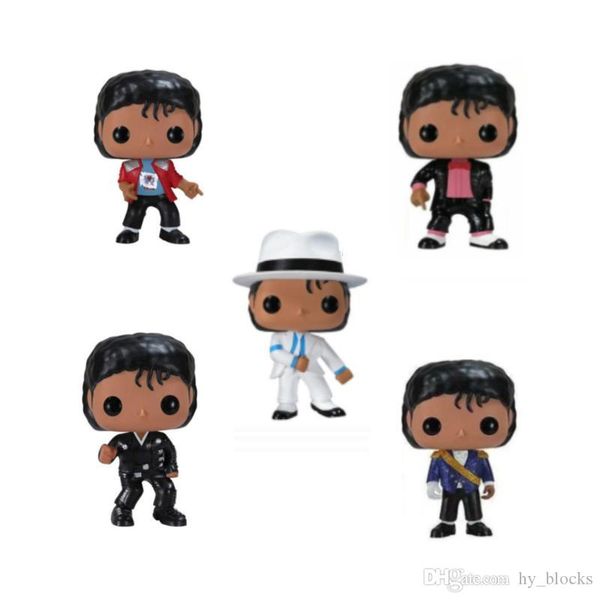 

michael jackson action figure anime figure dolls beat it billie jean bad vinyl fans collection cartoon model kids toys birthday gift