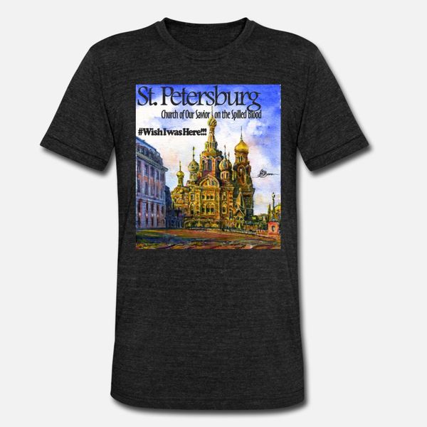

church of our savior on the spilled blood t shirt men printed cotton s-3xl letters loose comfortable summer pictures shirt