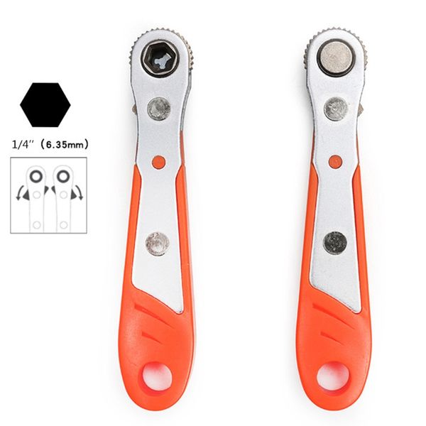 

mini magnetic ratchet wrench 1/4\"(6.35mm) hexagon torx bidirectional control 667a