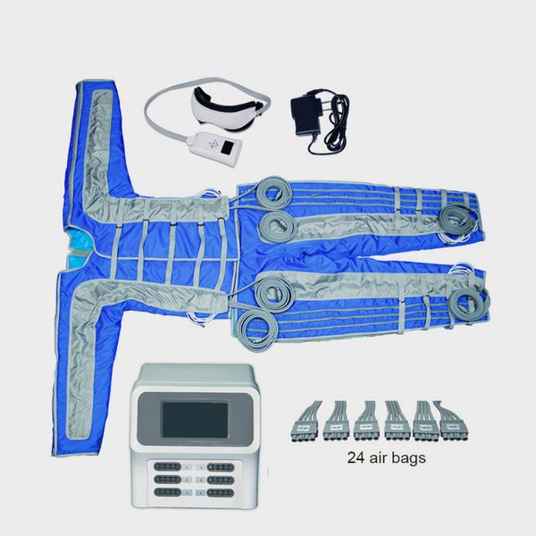 

2020 new come 24 pieces air bags air pressure massage presoterapia body slimming fat loss body detox beauty machine
