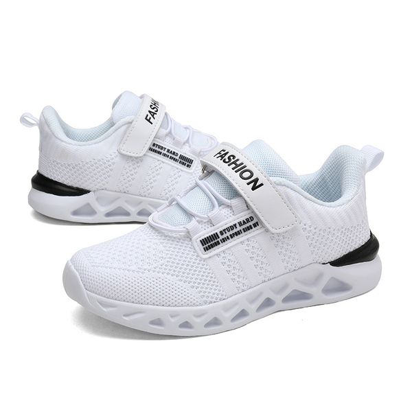 

new girl boys kids trainers breathable basketball sneaker summer breathe children running shoes boy girl youth kid sport sneaker, Black