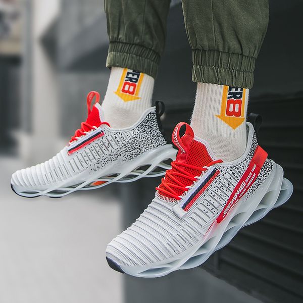 

men running shoes breathable outdoor sports shoes lightweight sneakers for men comfortable athletic training footwear walking