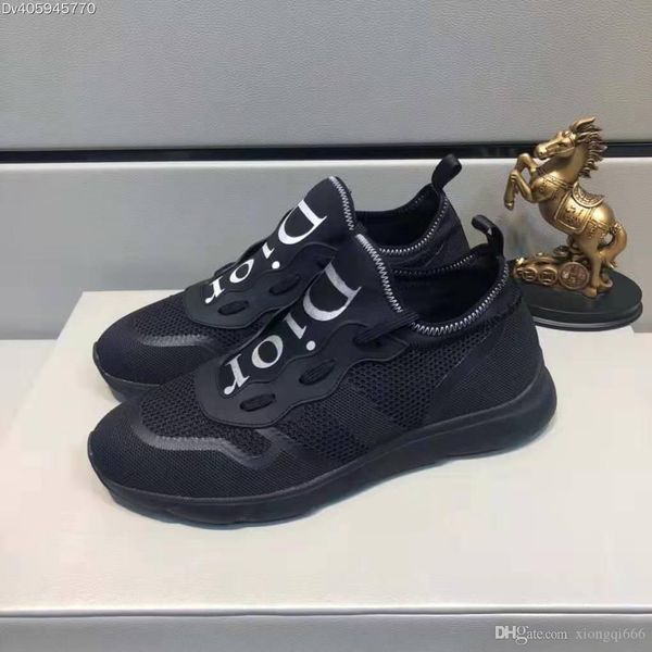 

2020 fashion men's luxury designer casual sneakers comfortable wild men's shoesas, Red;white