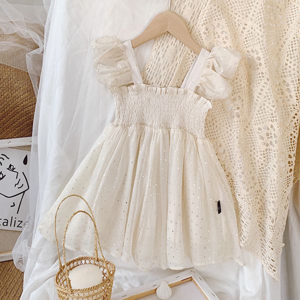 

vieeoease girls dress flower kids clothing 2020 summer fashion sleeveless vest lace tutu princess party dress slip dress, Red;yellow