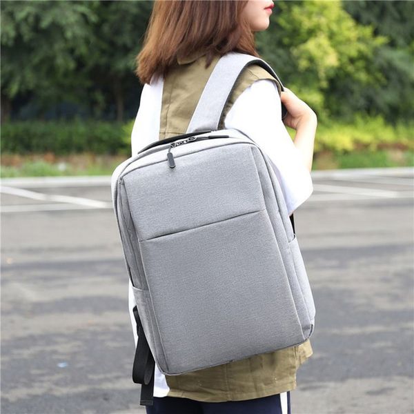 

backpack women 15.6 inch lapbackbag anti theft backpacks gray back pack school bags for teenager girl mochilas feminina 2021