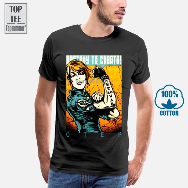 

otep men's destroy to create t shirt black