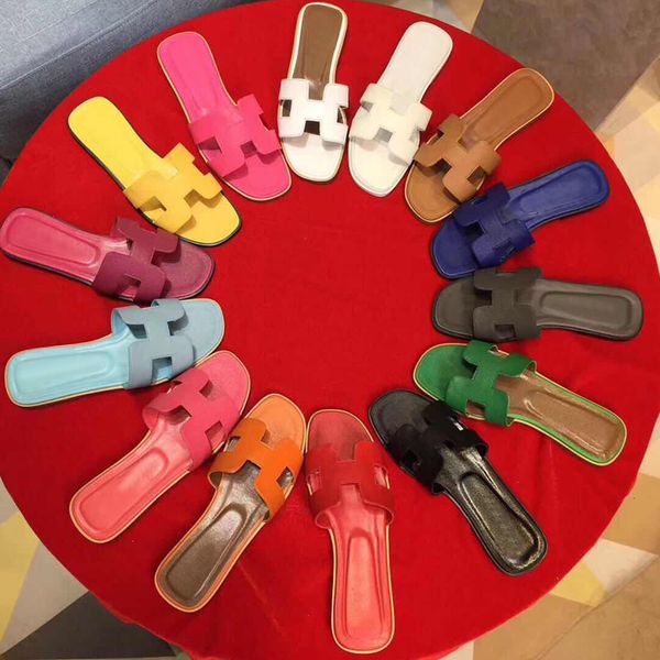 

classic woman slippers luxury summer beach cartoon big head slippers designer leather flat woman shoes l bath slippers large size 41-42, Black