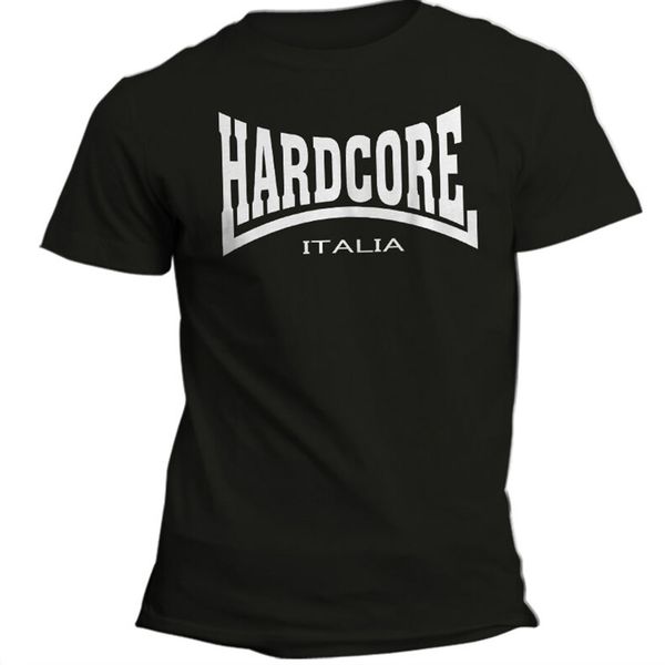

t-shirt uomo donna hardcore italia pitbull хлопка tee shirt высокое качество