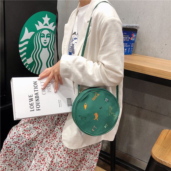 

women messenger bags canvas ladies cloth shoulder bag japan style cartoon printing zipper crossbody bags for women 2019 purses