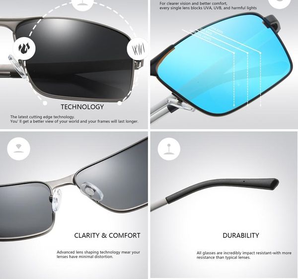 

orignal opaqen pilot square men s sunglasses women polarized uv400 lens alloy flame luxury vintage driver s glasses for men02, White;black