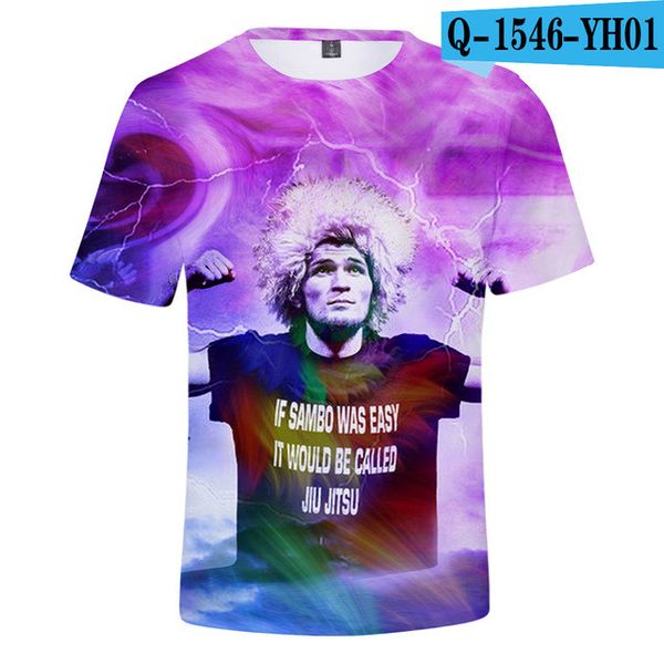 

russia hero supernova khabib nurmagomedov 3d boys girls 3d print shirts kawaii comics humor men clothing