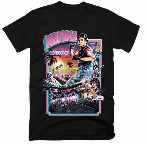 

miami connection movie womens t shirt women streetwear 2019 tee shirt 3d print t-shirt 100% cotton t-shirts womens