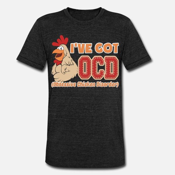 

ive got ocd obsessive куриные disorder t shirt мужчины создание хлопок плюс размер 3xl письмо сумасшедшая новая мода весна осень стандартная