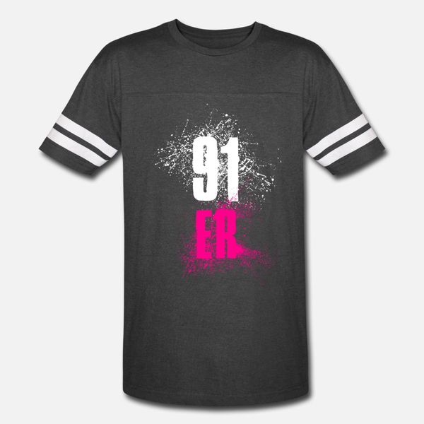 

91´s 1991 90´s 1990 year t shirt men designs cotton plus size 3xl trend sunlight basic spring autumn original shirt, White;black